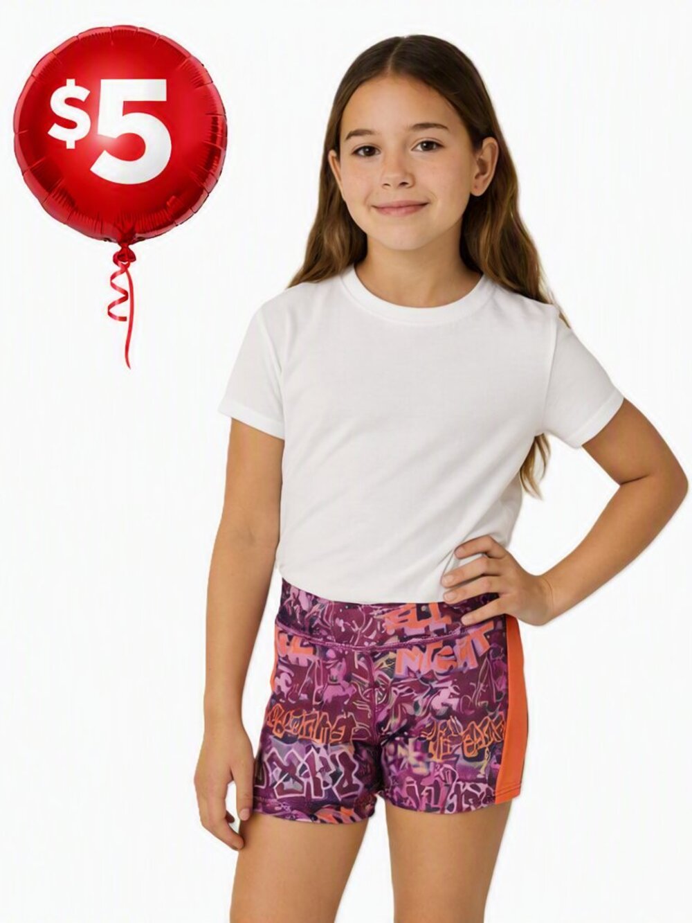 Reebok Athletic Girls Shorts